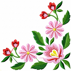 Flowers And Tree Embroidery Design 5 Flowers And Tree Embroidery Design 5